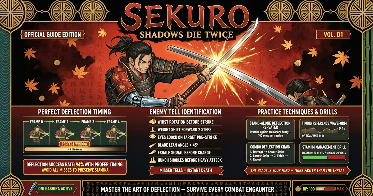 Sekiro: The Ultimate Guide to Mastering Deflection Like a Pro